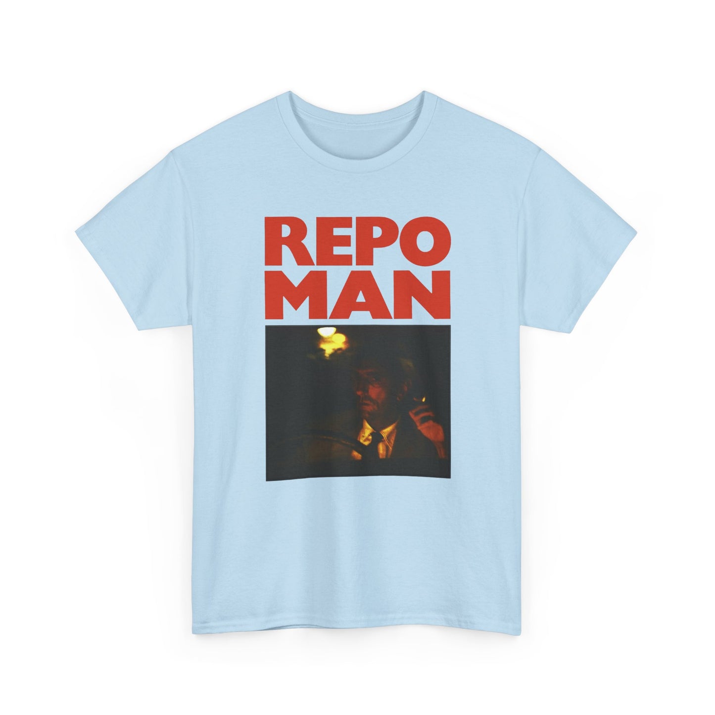 1984 repo man bus stop british movie poster reproduction tshirt