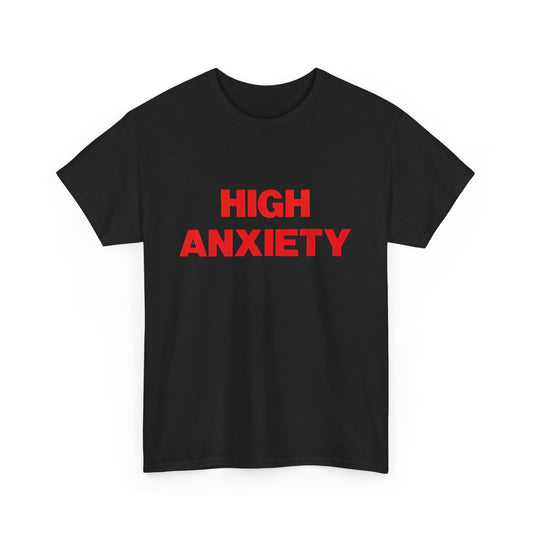 1977 high anxiety movie tshirt as worn by david cronenberg