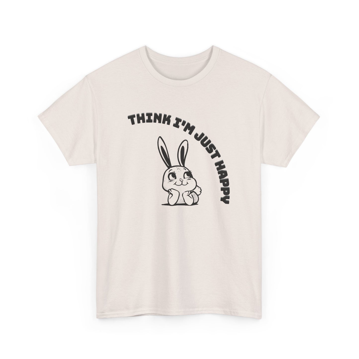 think I'm just happy nirvana song lyrics with bunny tshirt