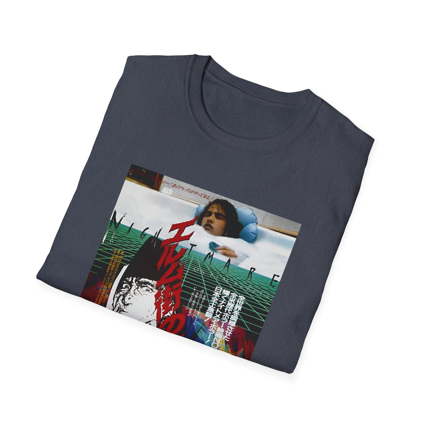 1986 japanese movie poster for nightmare on elm street 1984 tshirt