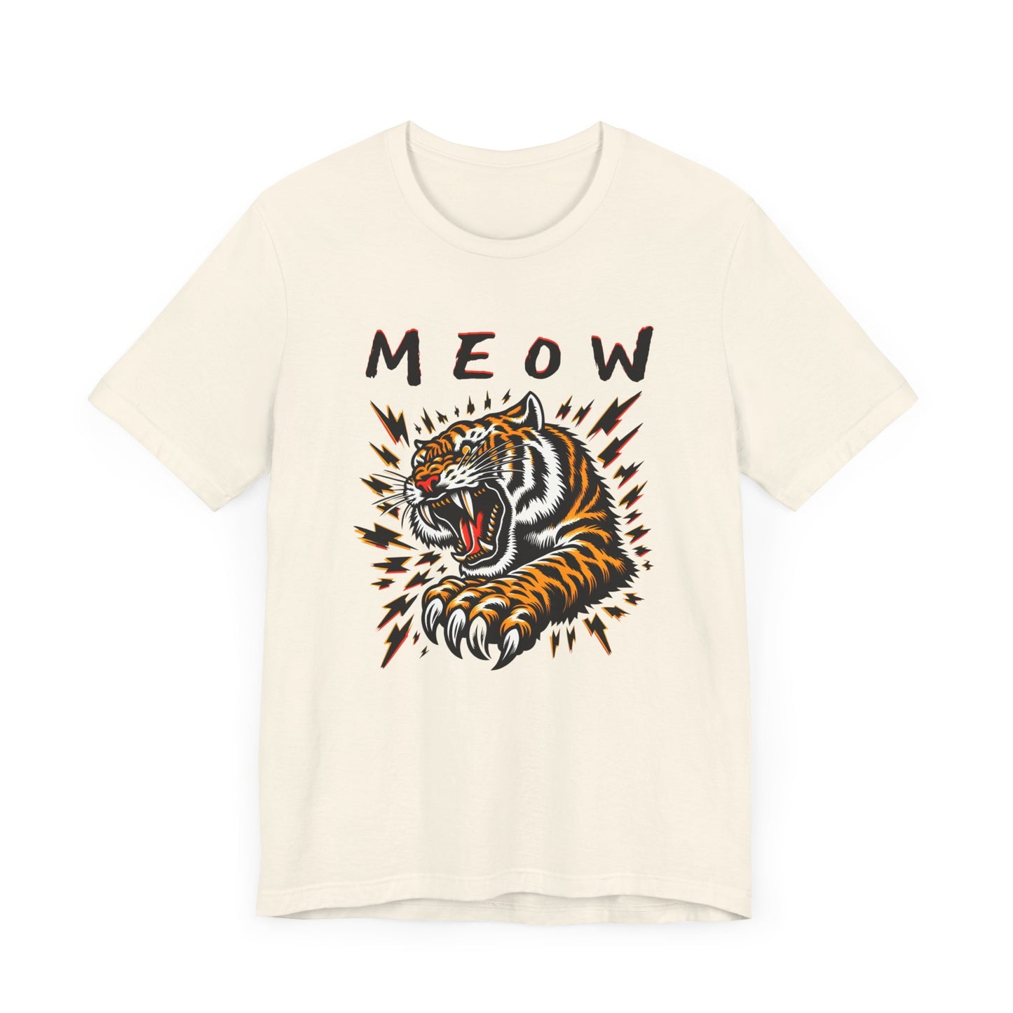 raging tiger meow tshirt