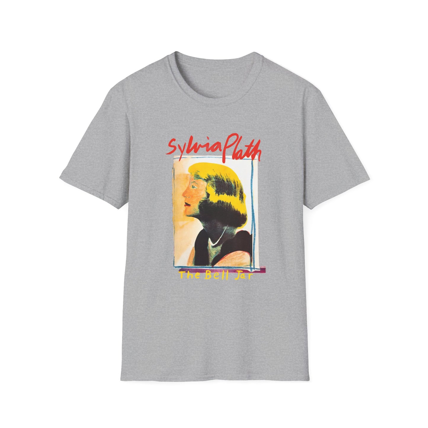 1963 book by sylvia plath the bell jar book cover 2 tshirt