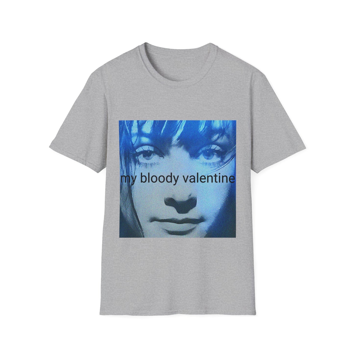 my bloody valentine belinda butcher close up in blue tshirt