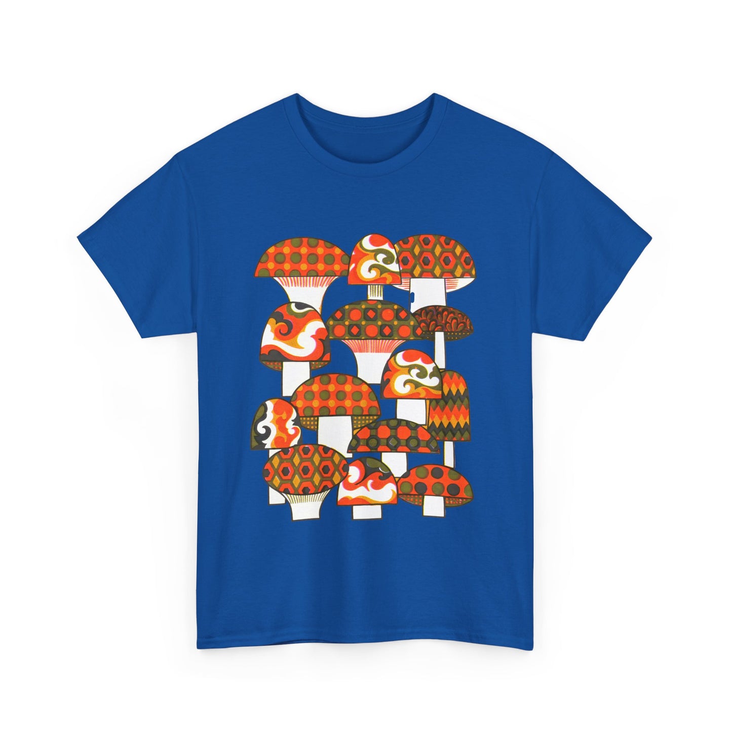 1970s mushrooms by george briard tshirt