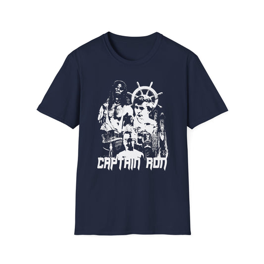 captain ron 1992 family comedy movie fan art scary collage tshirt
