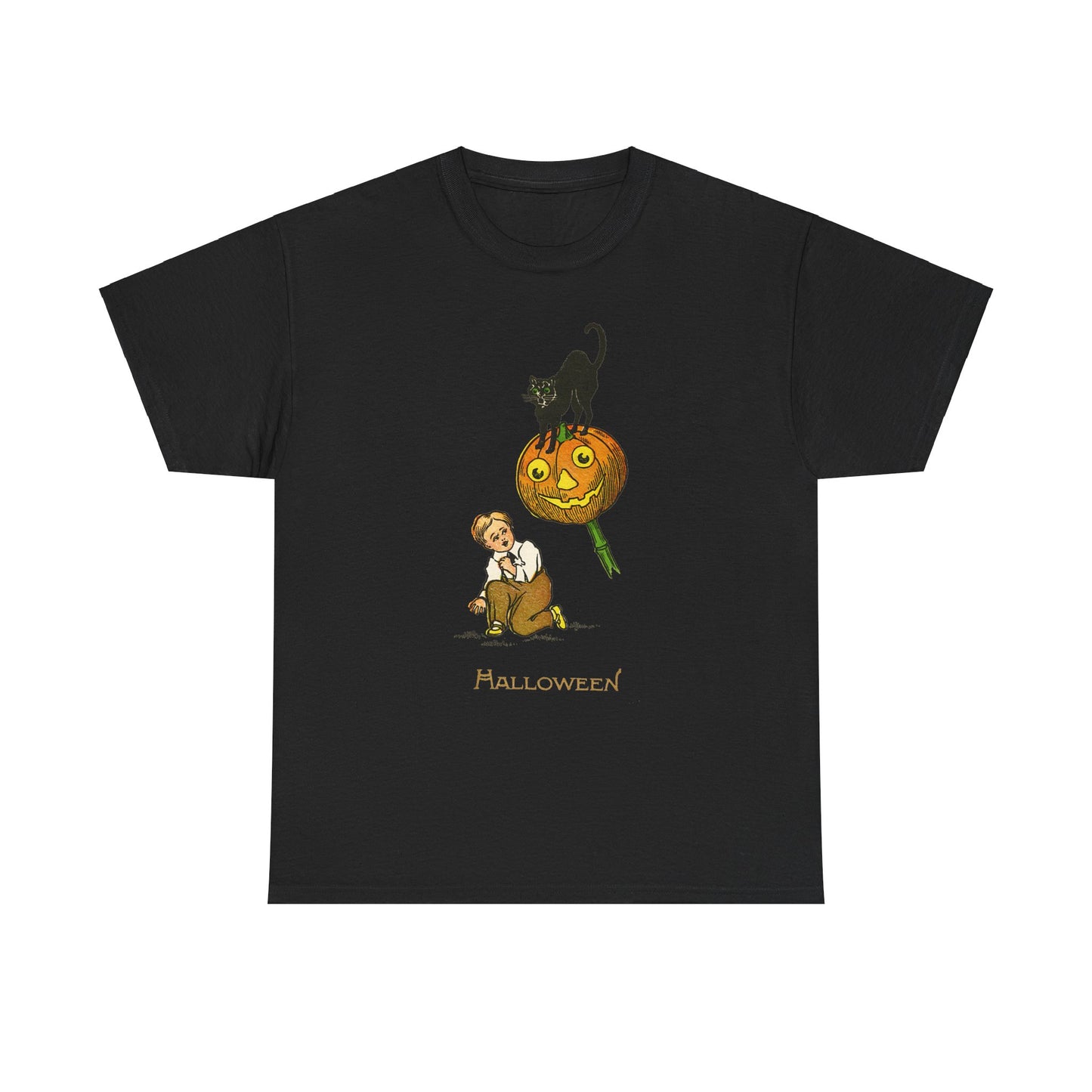 vintage halloween postcard reproduction tshirt