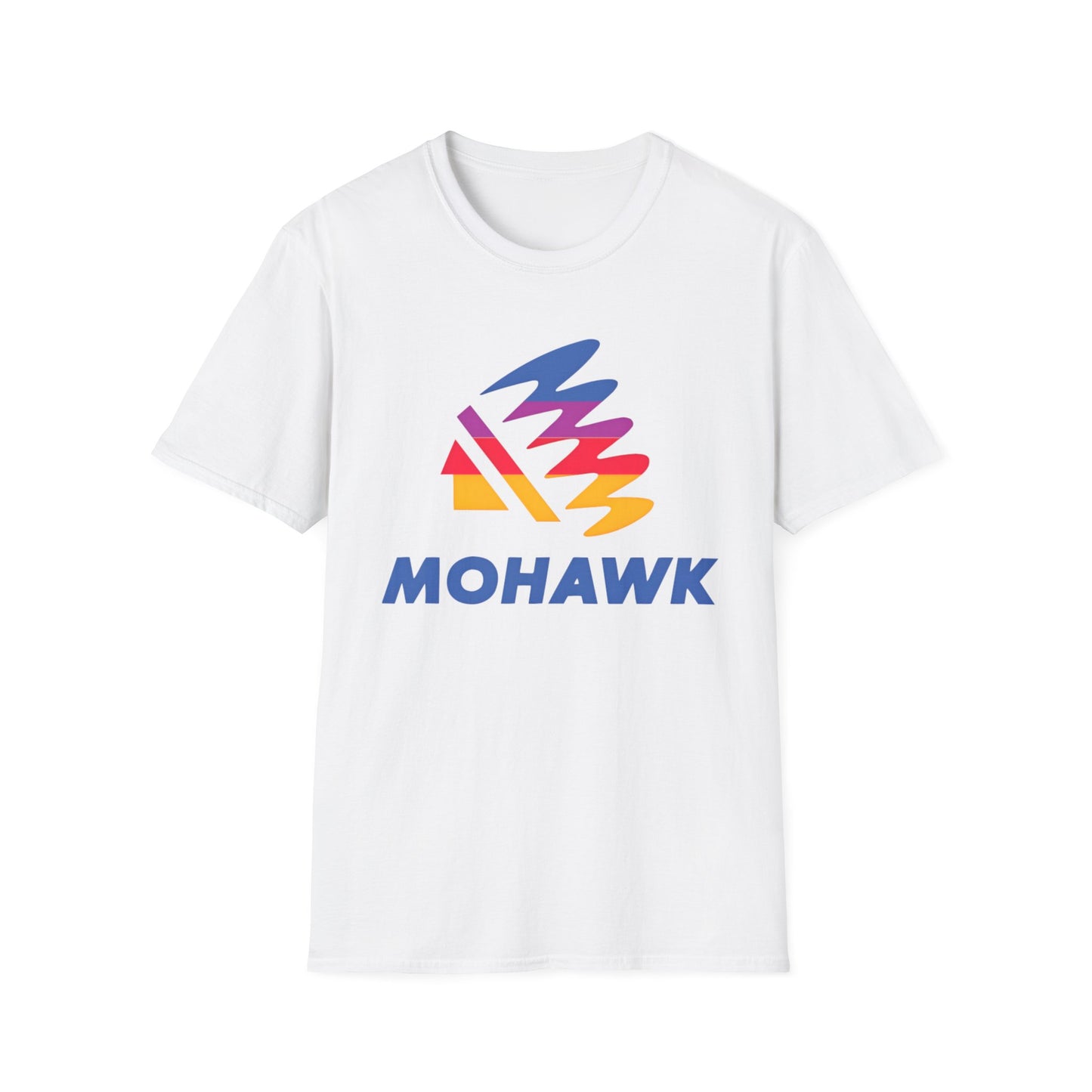mohawk defunct gas station logo tshirt