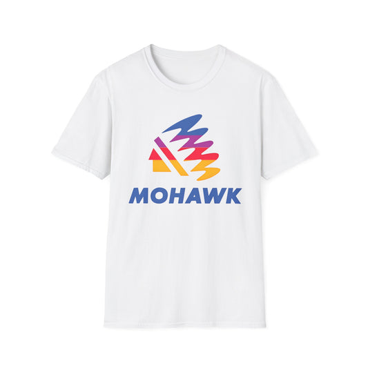 mohawk defunct gas station logo tshirt