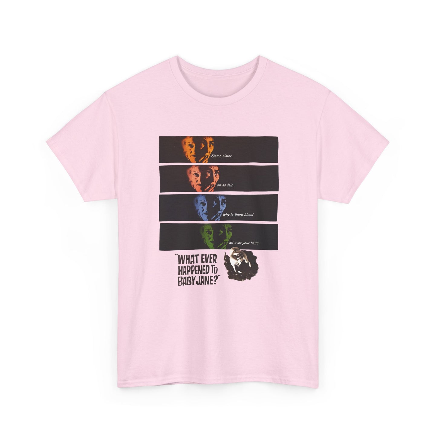 whatever happened to baby jane? movie poster tshirt