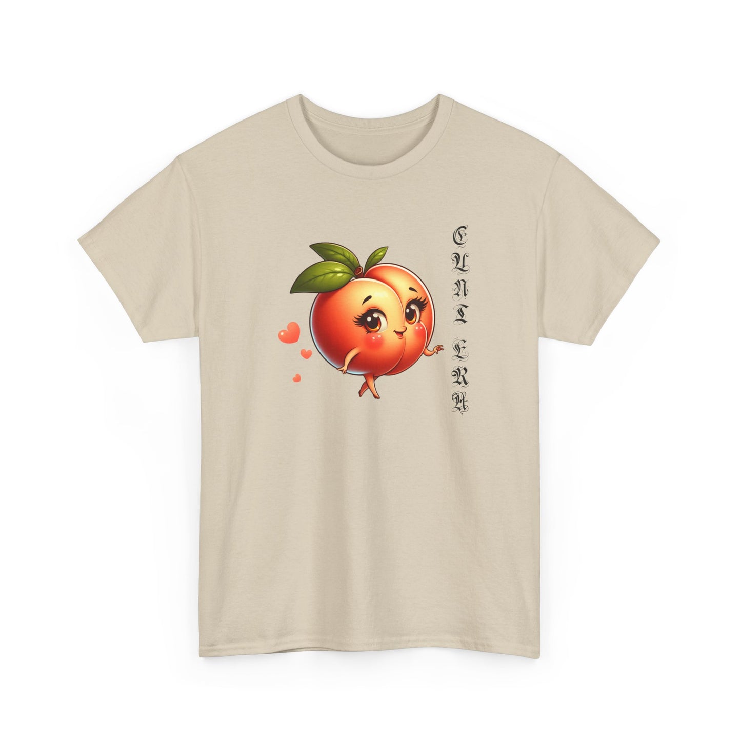 cunt era cute peach tshirt