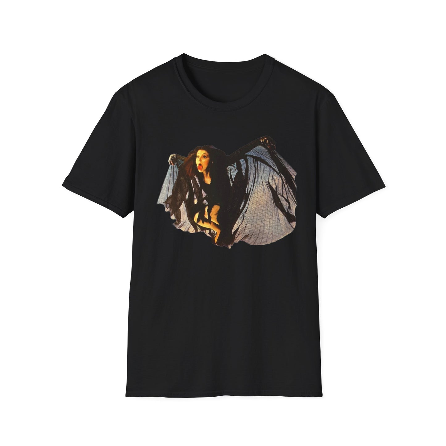 kate bush as a bat on never for ever tshirt