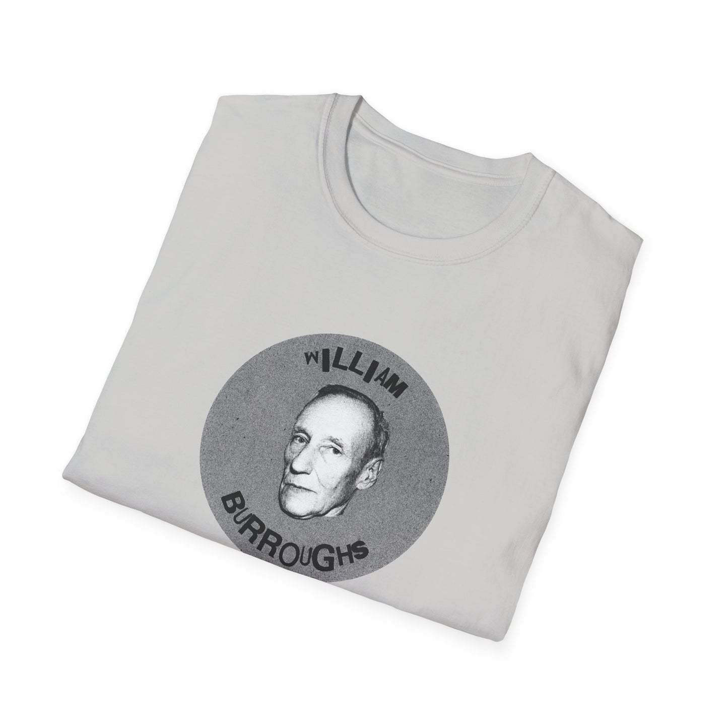william burroughs fan art logo tshirt