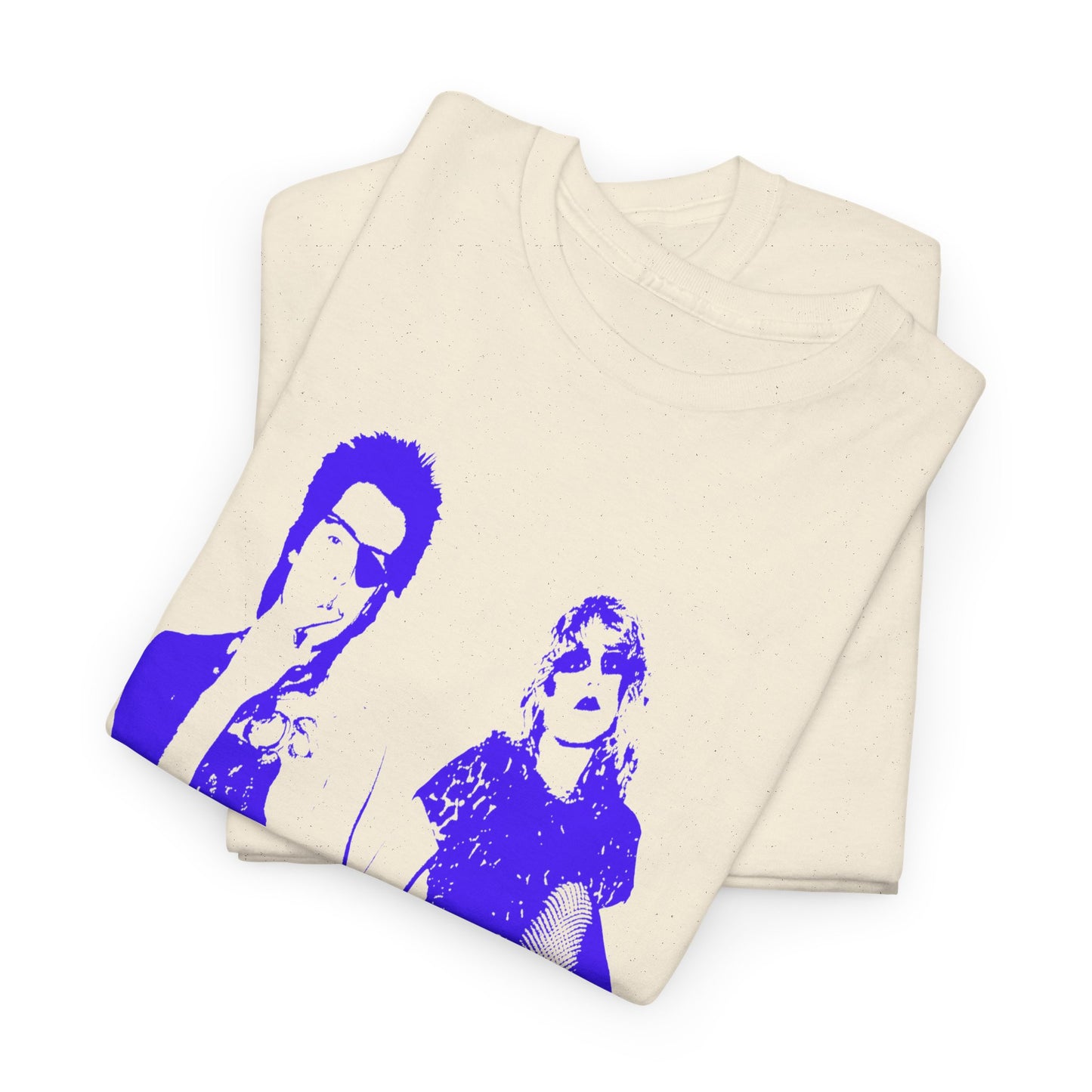 the real sid and nancy purple/blue stencil fan art tshirt
