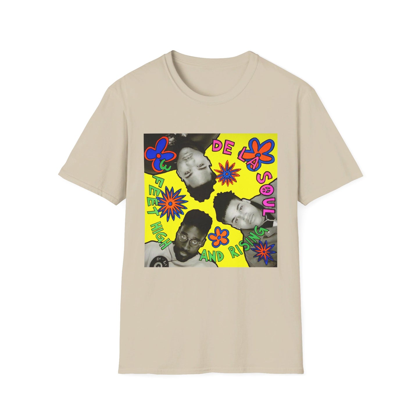 de la soul 1989 3 feet high and rising album tshirt