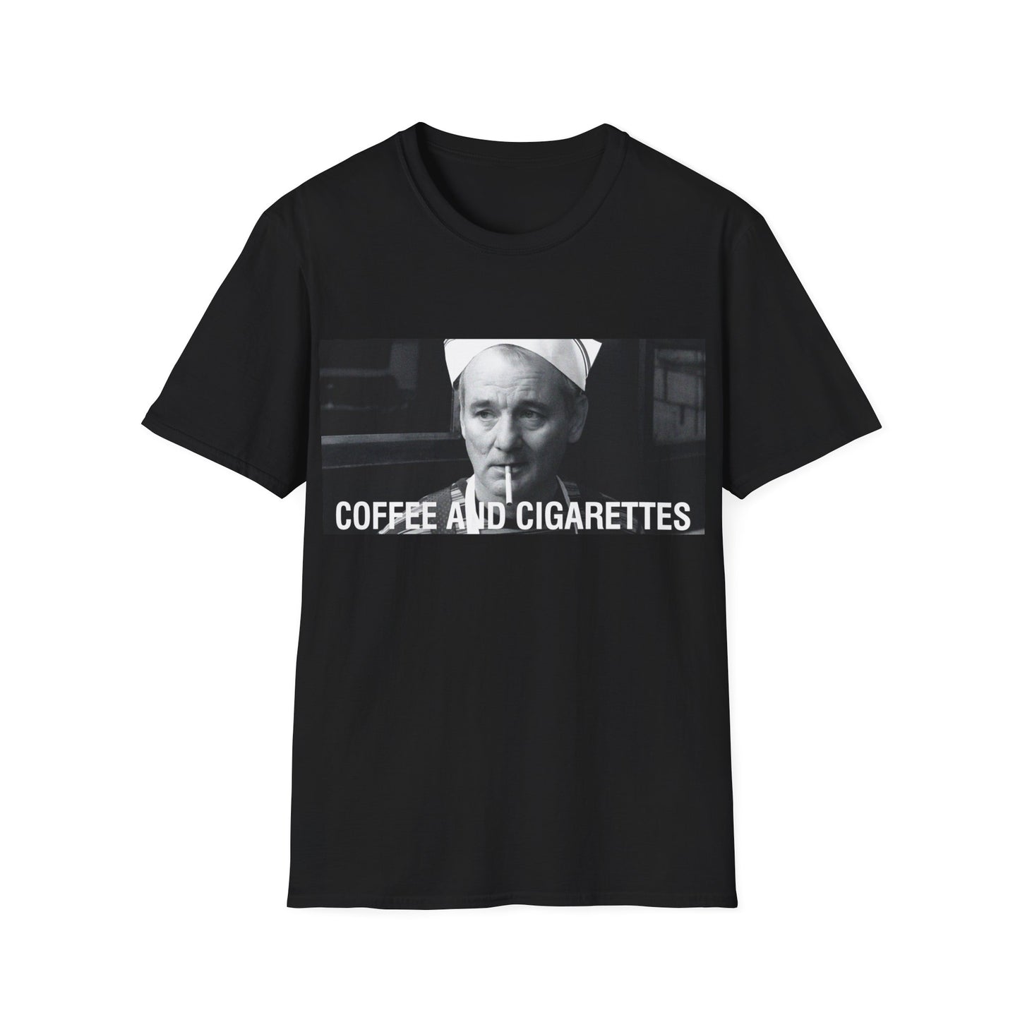 bill murray in coffee and cigarettes tshirt