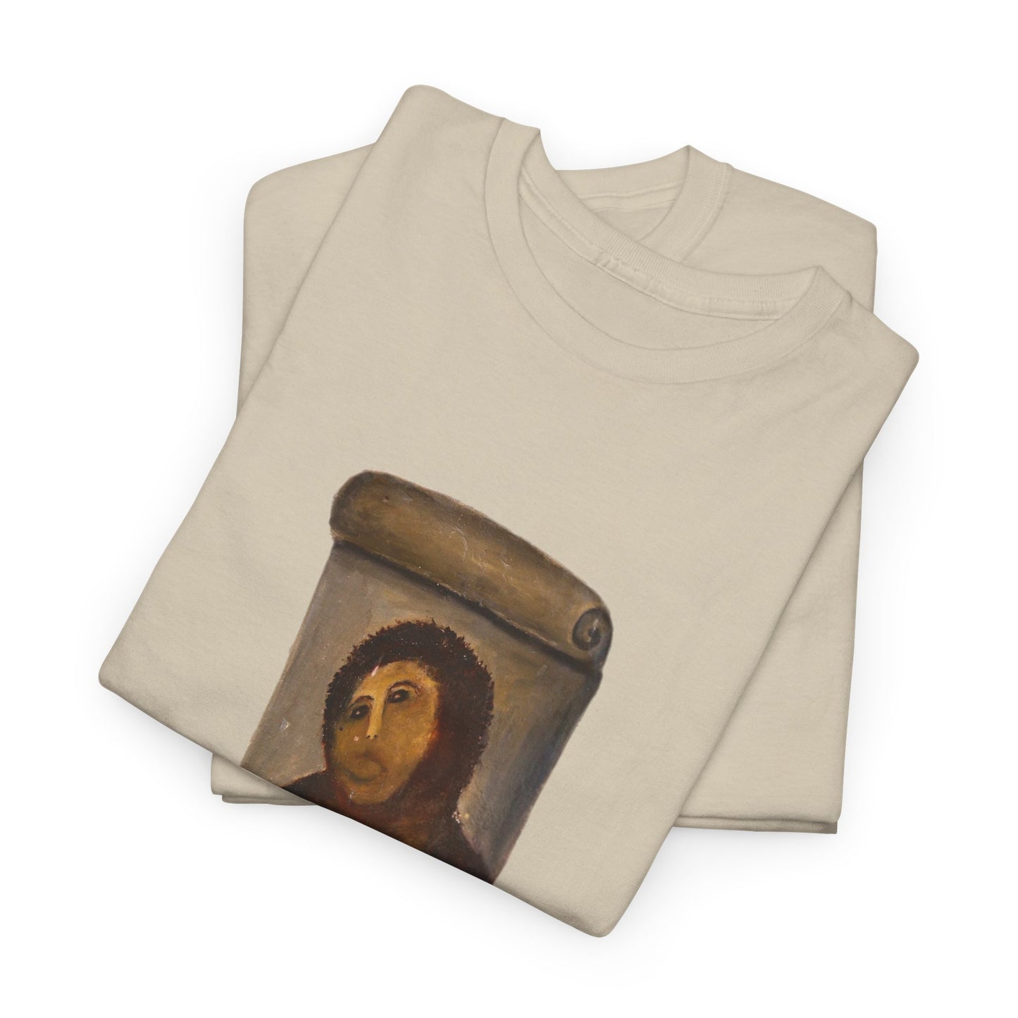 ecce homo botched restoration tshirt behold the monkey tshirt