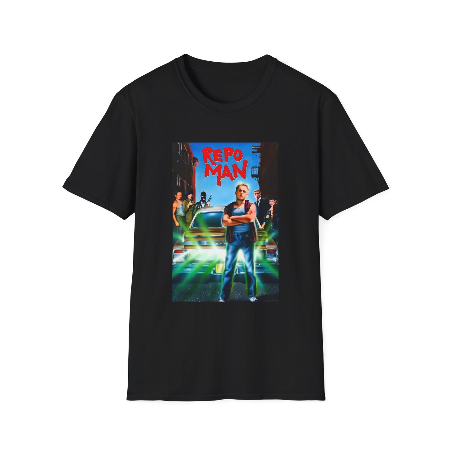 1984 repo man movie poster tshirt