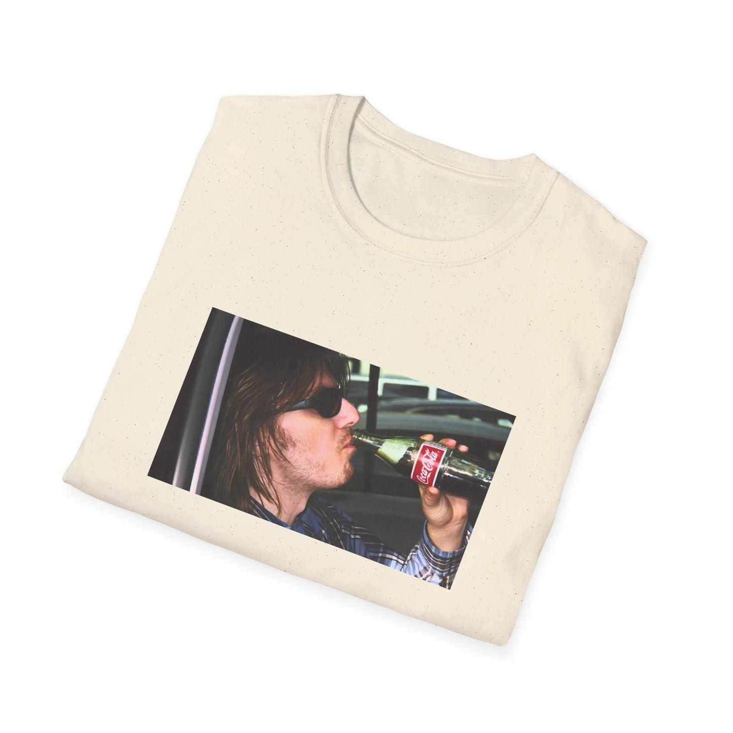 mitch hedberg drinking a soda photo tshirt