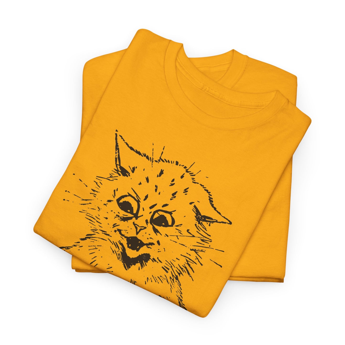 louis wain cat sketch how do you like my mew-sic? tshirt