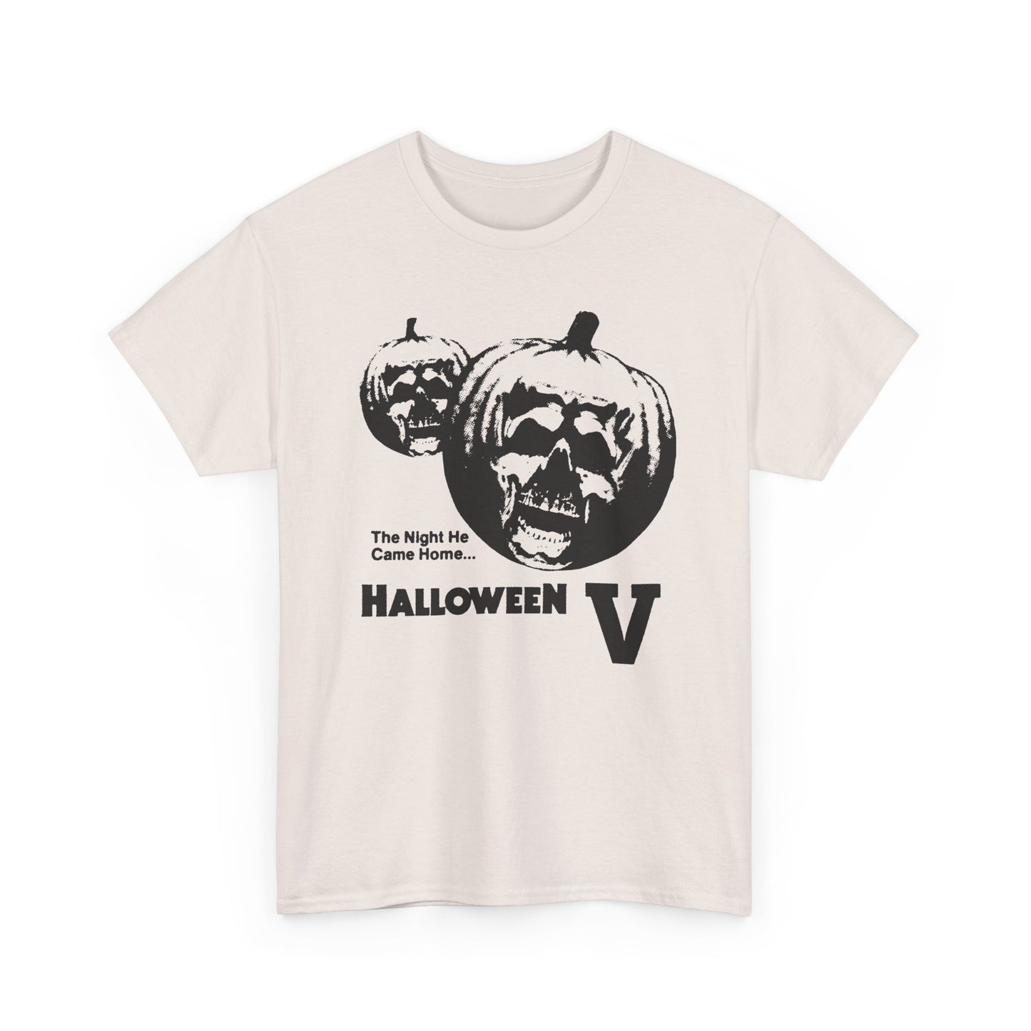 1989 newspaper advertisement for halloween v reproduction tshirt
