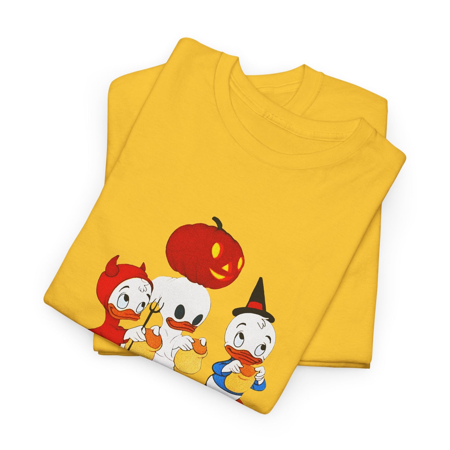 1982 huey dewey and louie halloween cartoon alternate reproduction tshirt