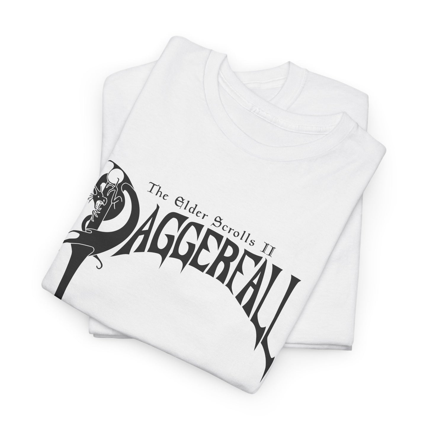 daggerfall the elder scrolls 2 1996 masterpiece video game logo in black tshirt