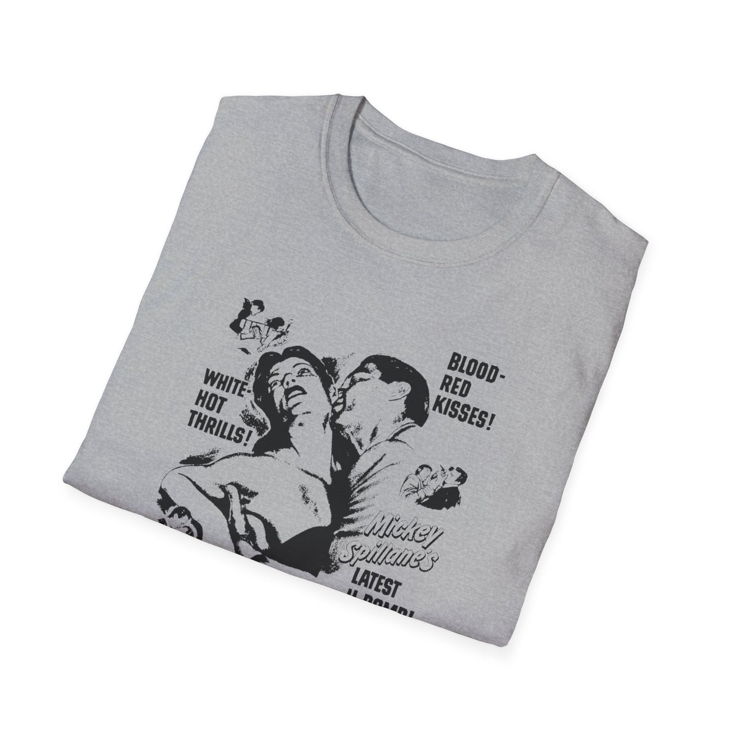 1955 film noir movie poster tshirt kiss me deadly by robert aldrich