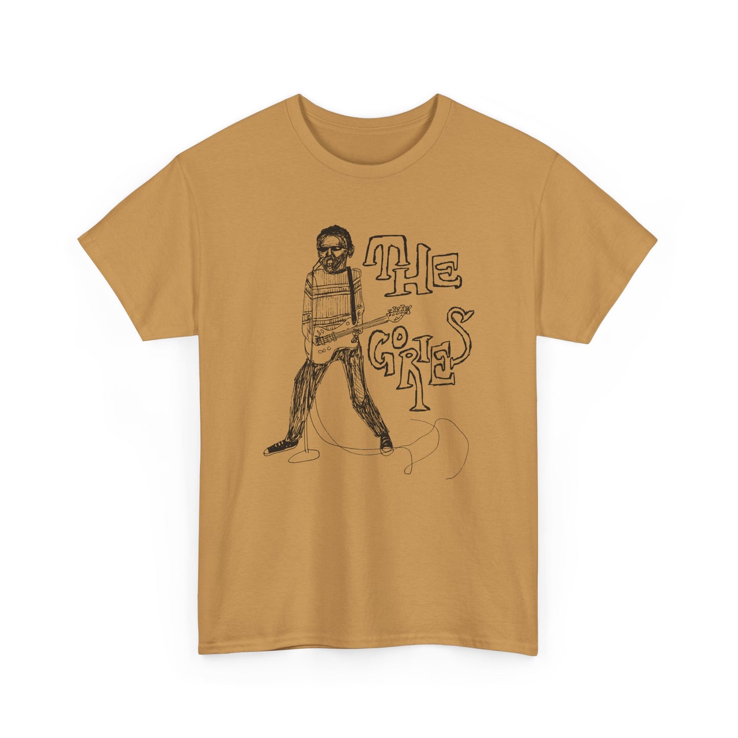 the gories detroit garage punk fan art sketch tshirt