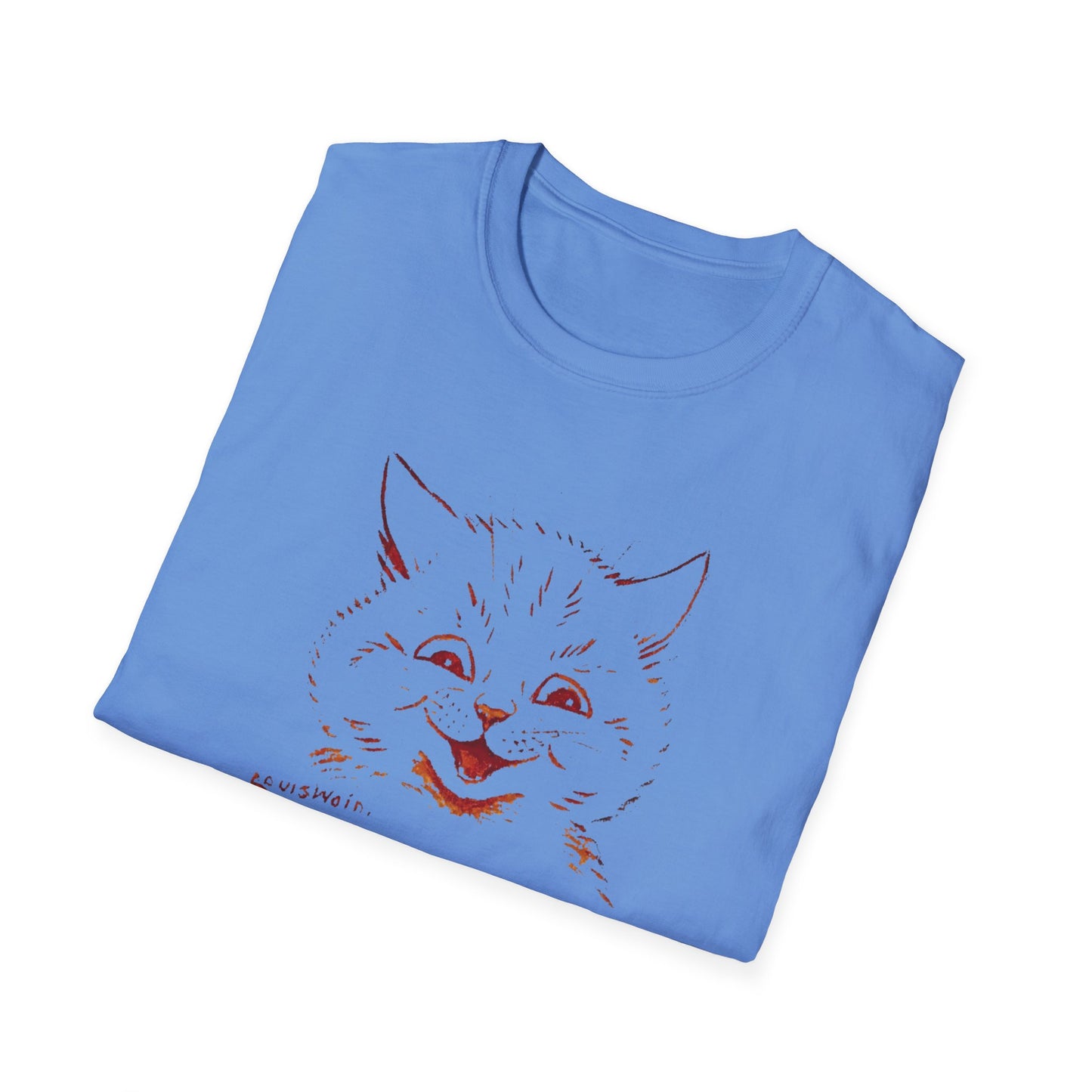 1924 louis wain cat painting i am happy because everyone loves me tshirt