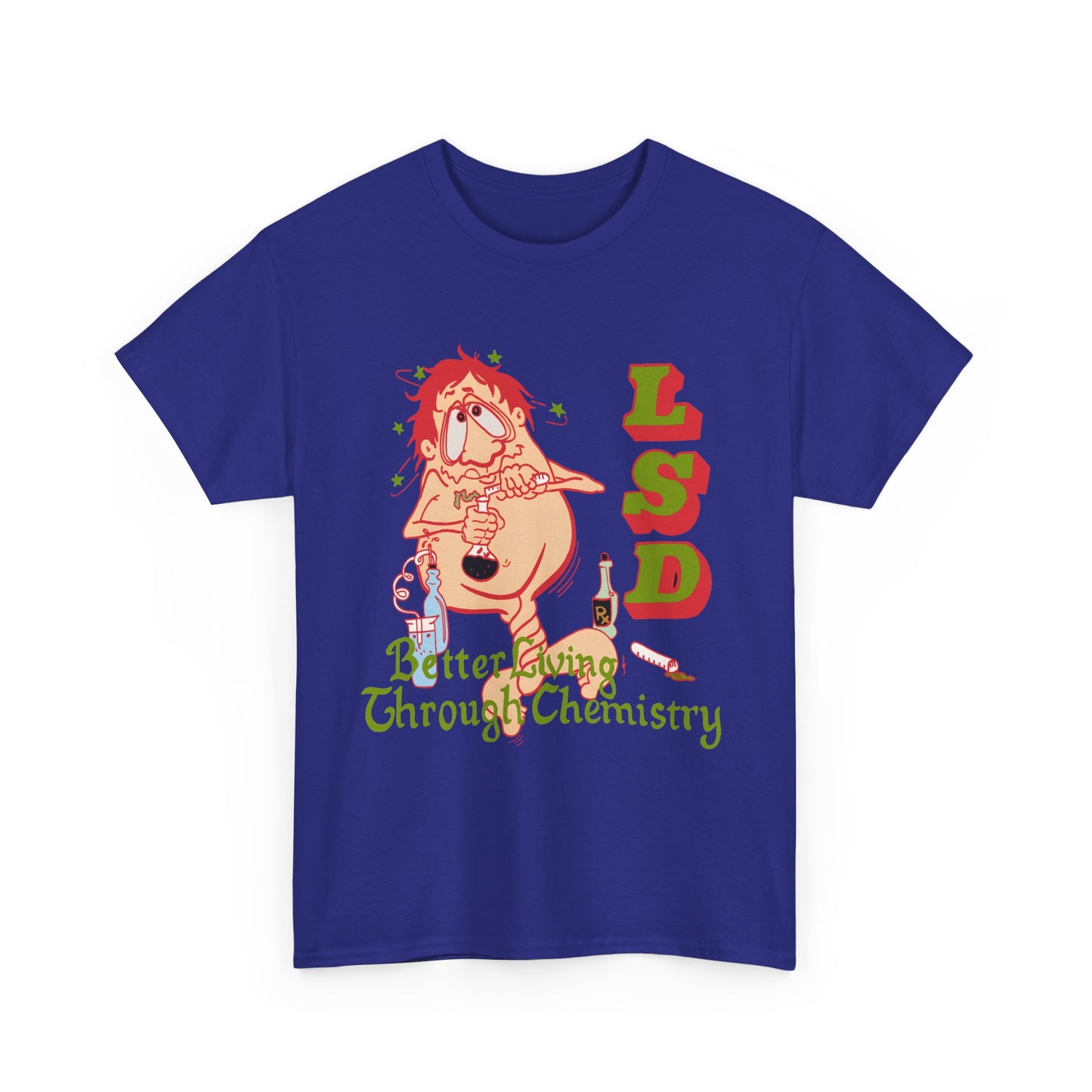 1967 better living through chemistry lsd graphic reproduction tshirt