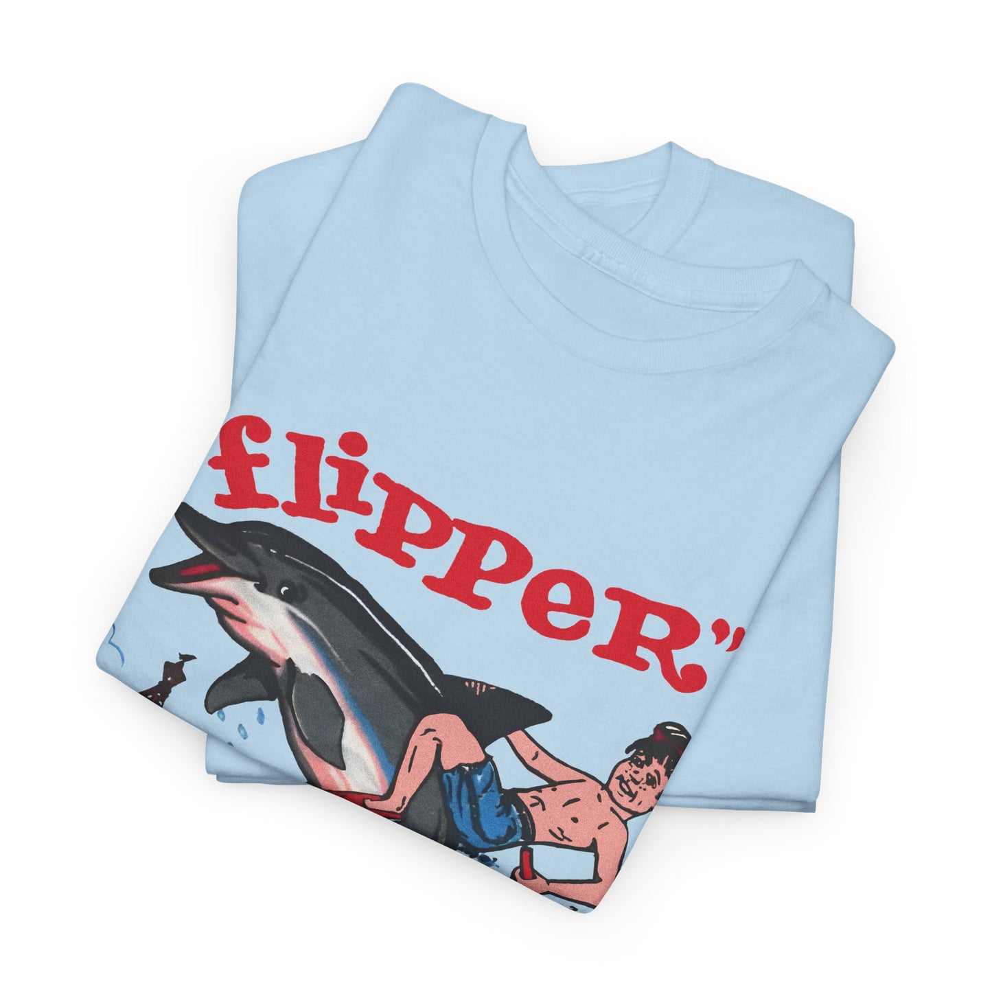 1960s miami seaquarium flipper the dolphin vintage reproduction tshirt