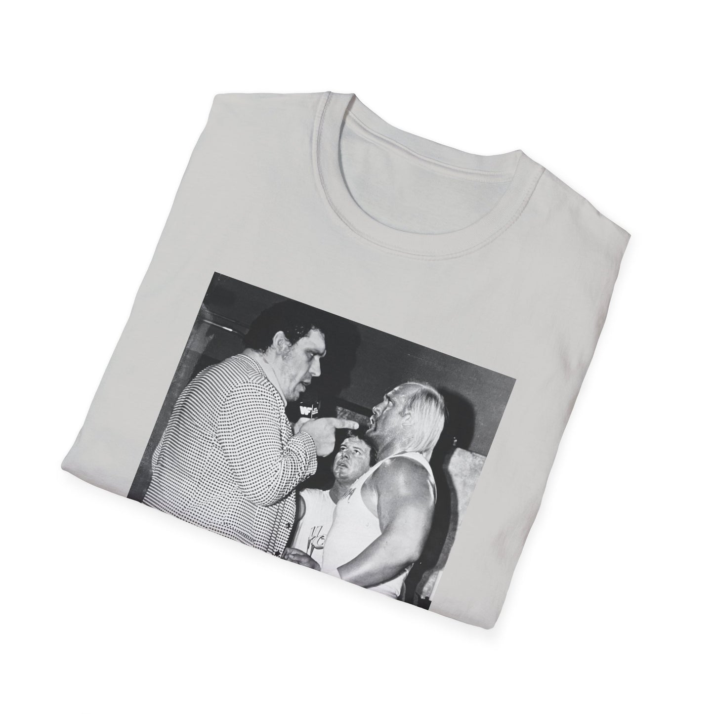 wrestlemania iii hulk v. andre the giant photo tshirt