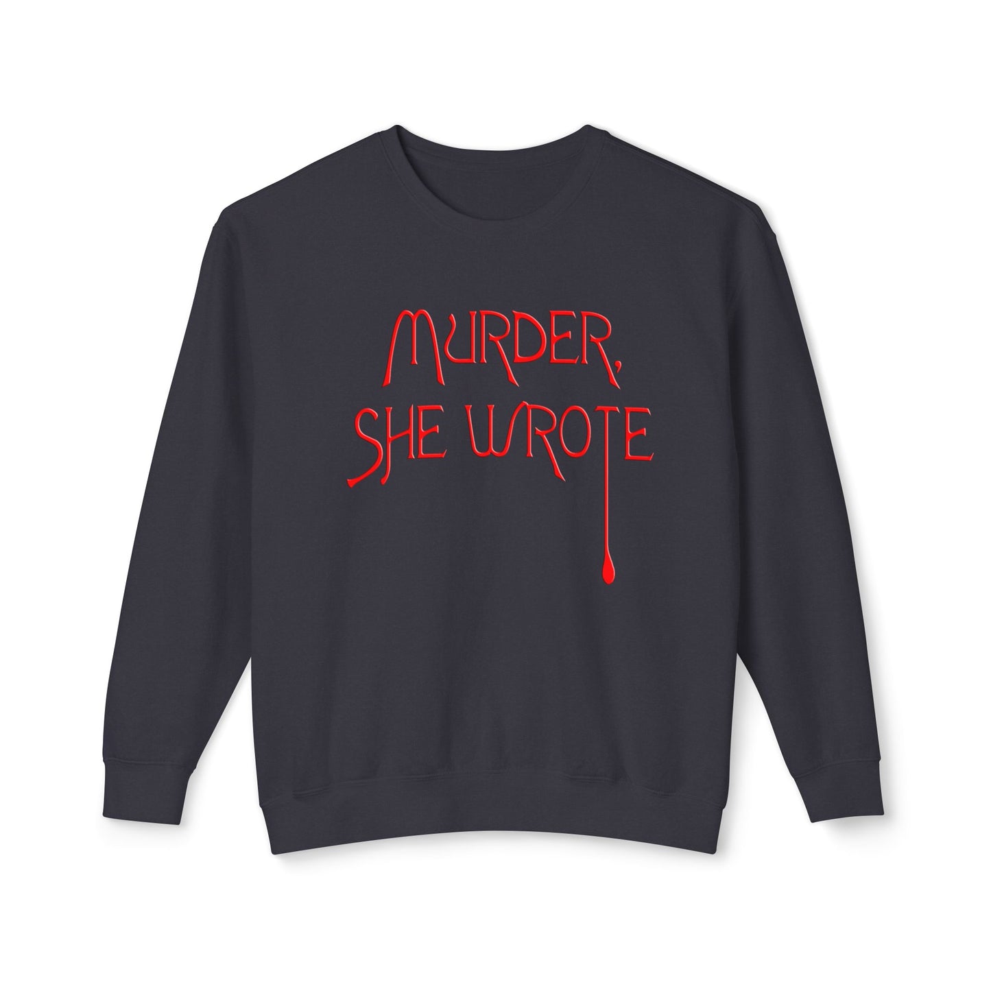 murder, she wrote vintage style 100% cotton sweatshirt