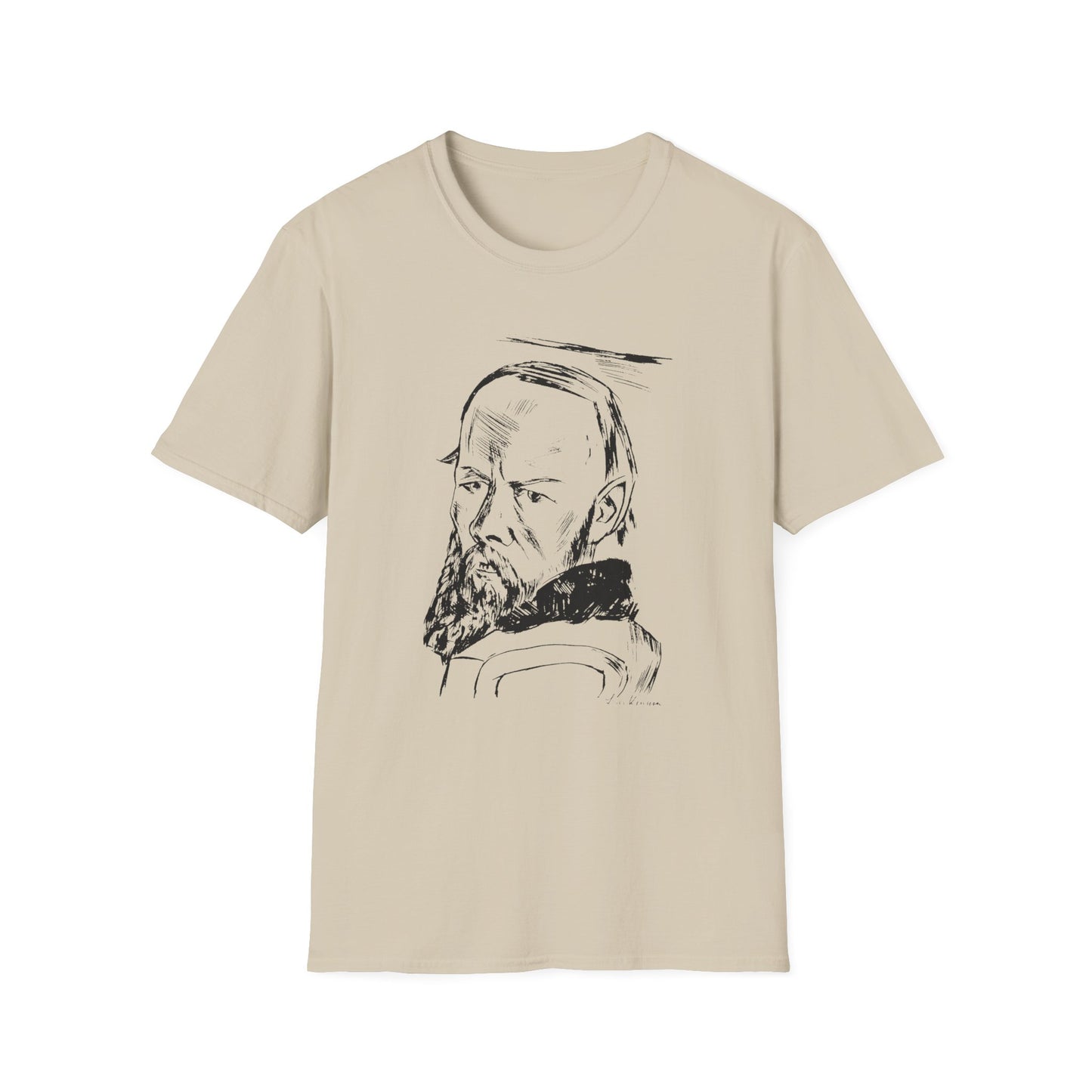 1921 max beckman etching portrait of dostoyevsky bildnis dostojewski tshirt