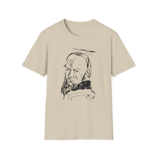 1921 max beckman etching portrait of dostoyevsky bildnis dostojewski tshirt