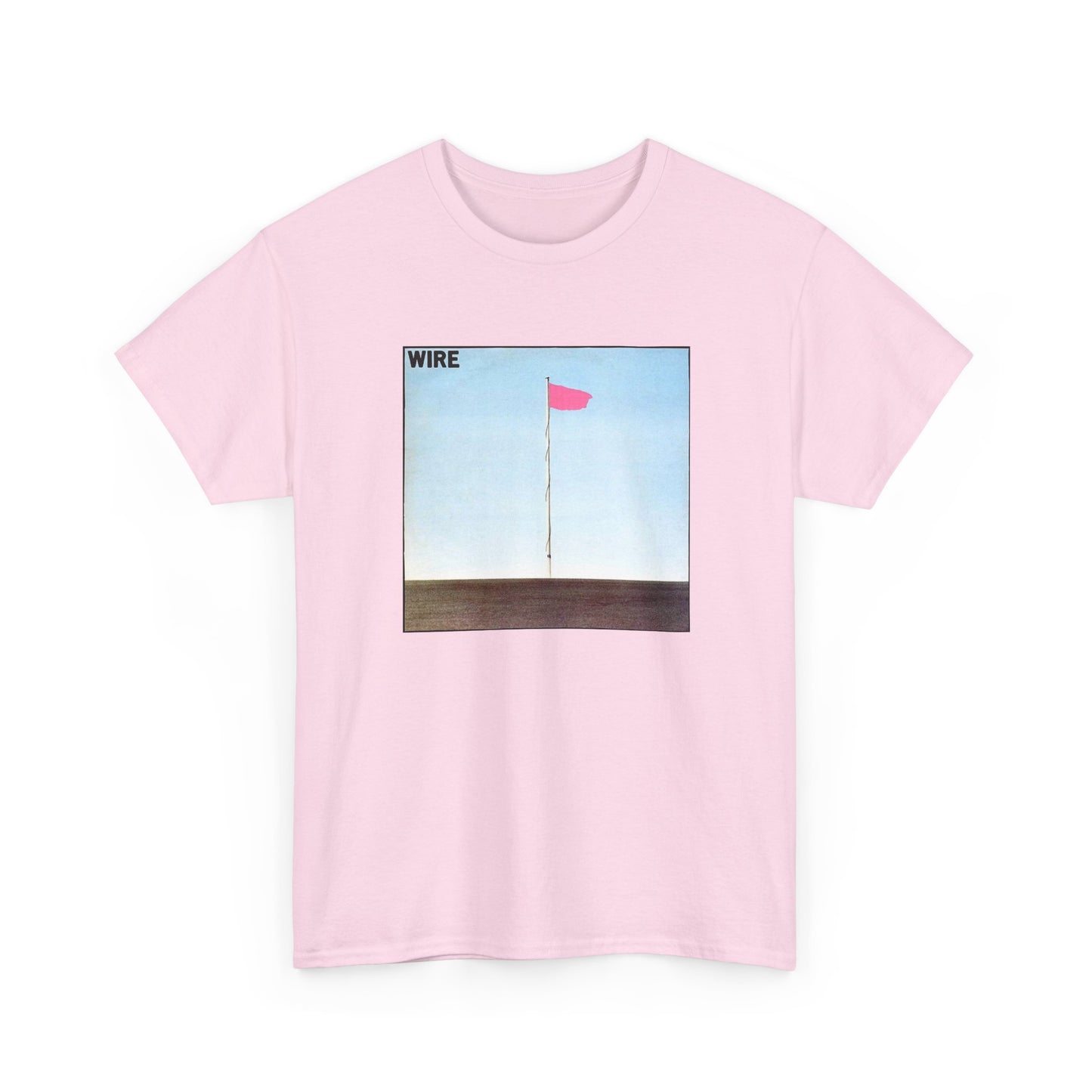 wire 1977 pink flag album cover tshirt