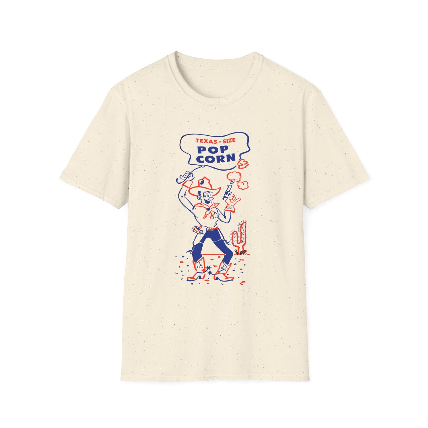 vintage texas size popcorn bag logo tshirt