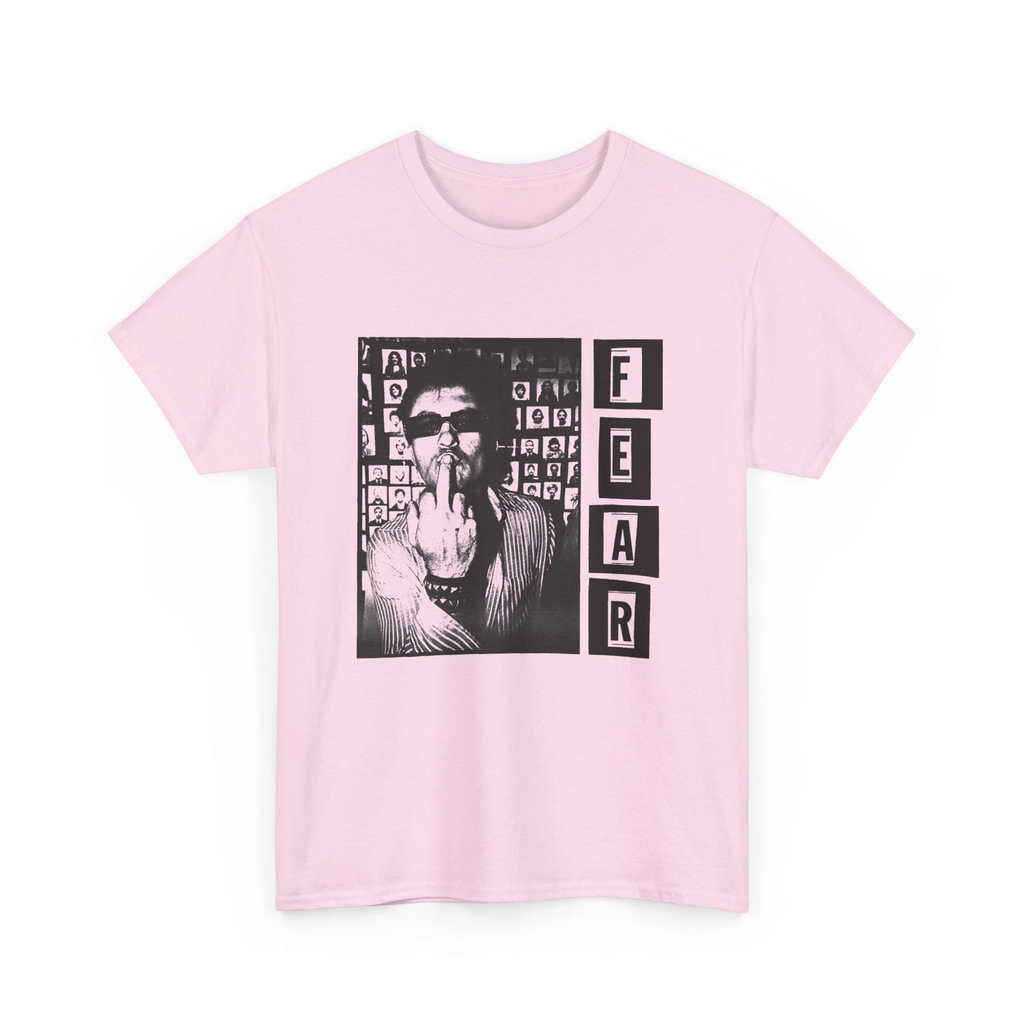 fear lee ving middle finger photo tshirt