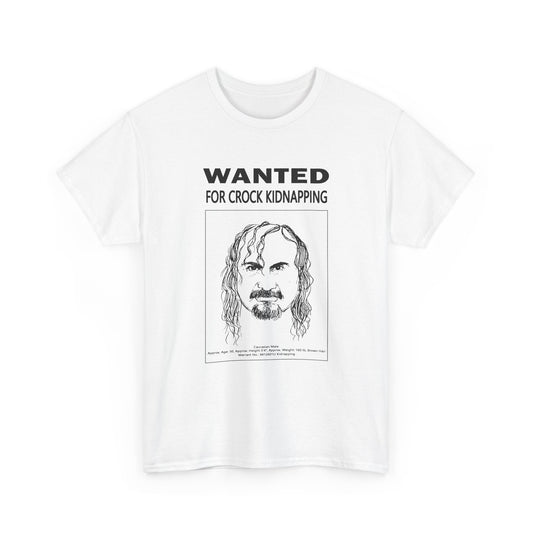 grover cleaver wanted poster from the movie screwed with danny devito, norm macdonald, and david chappelle tshirt