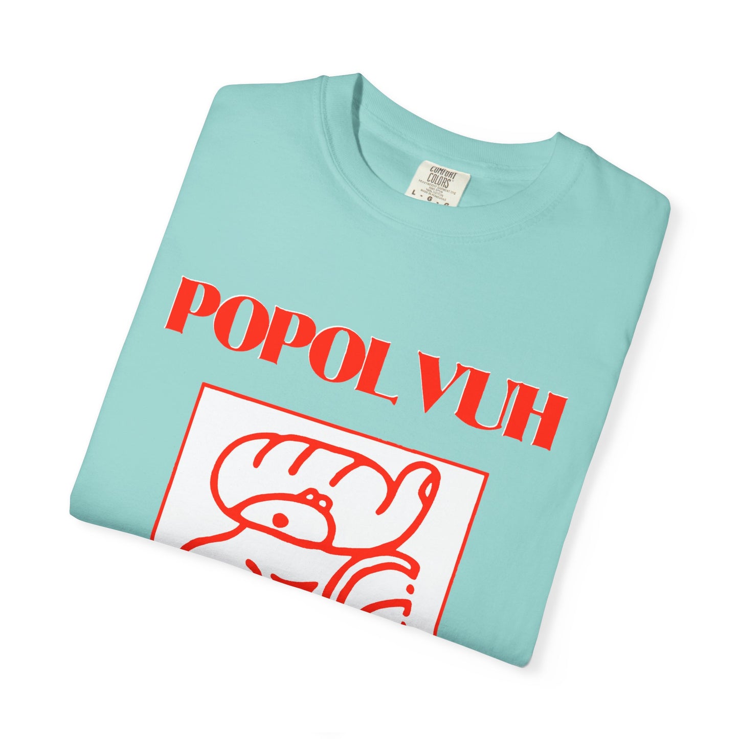 popol vuh german legendary krautrock band graphic tshirt on comfort colors