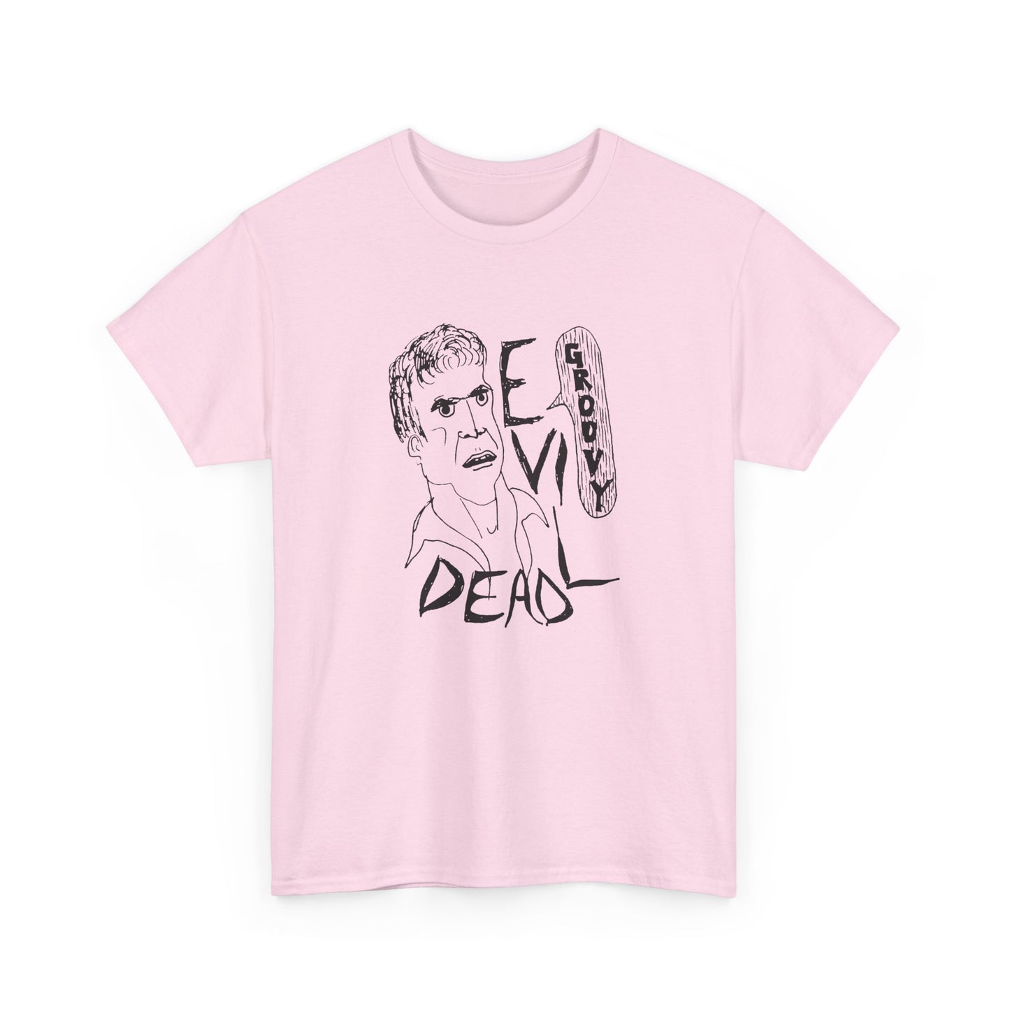 original drawing sketch ash evil dead groovy tshirt