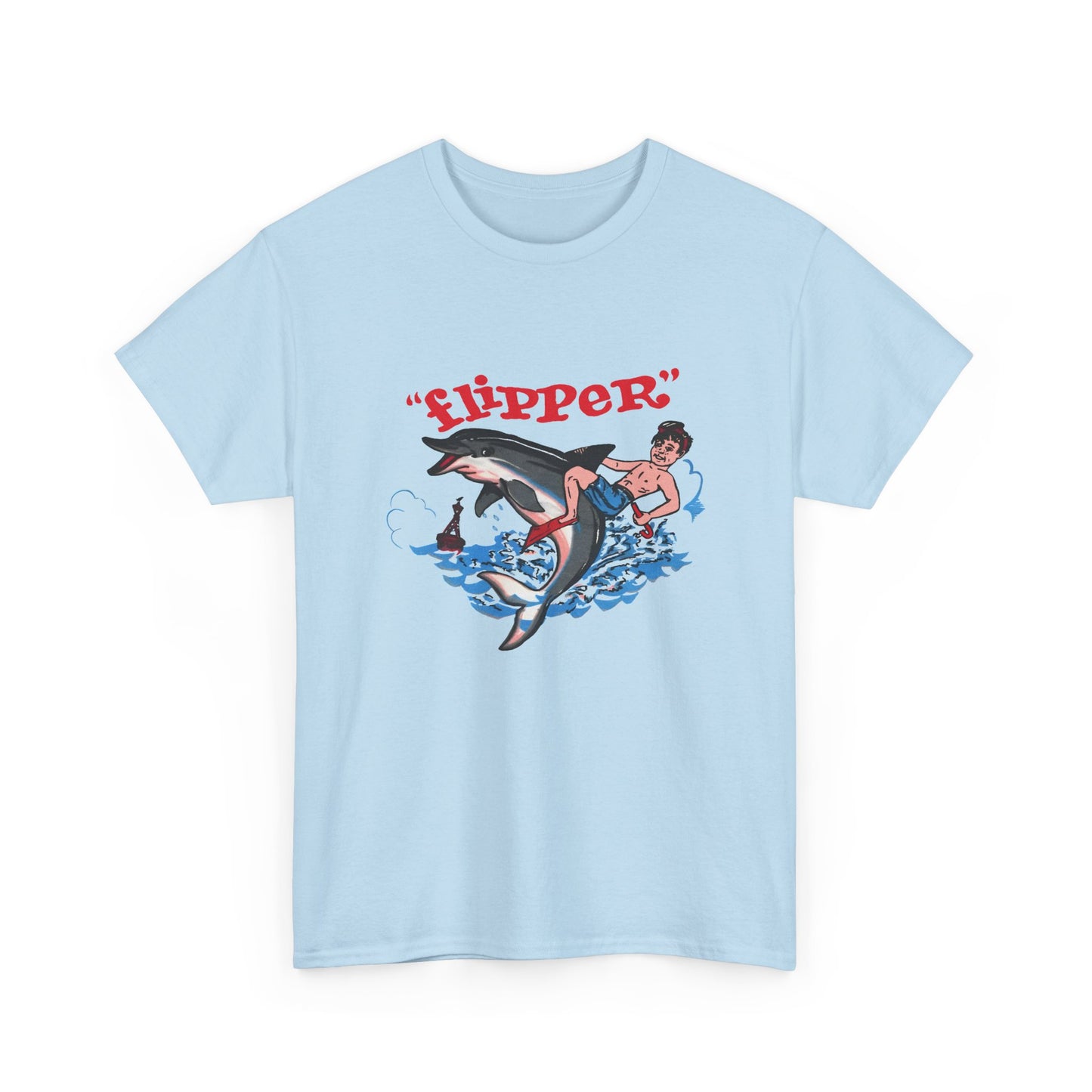 1960s miami seaquarium flipper the dolphin vintage reproduction tshirt