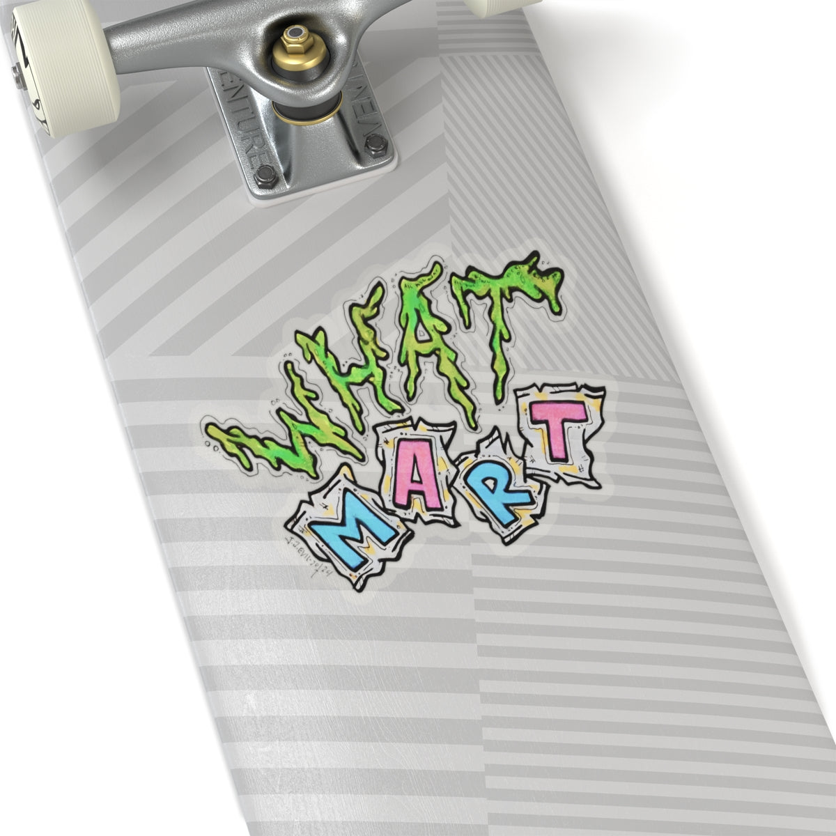 whatmart logo kiss-cut sticker