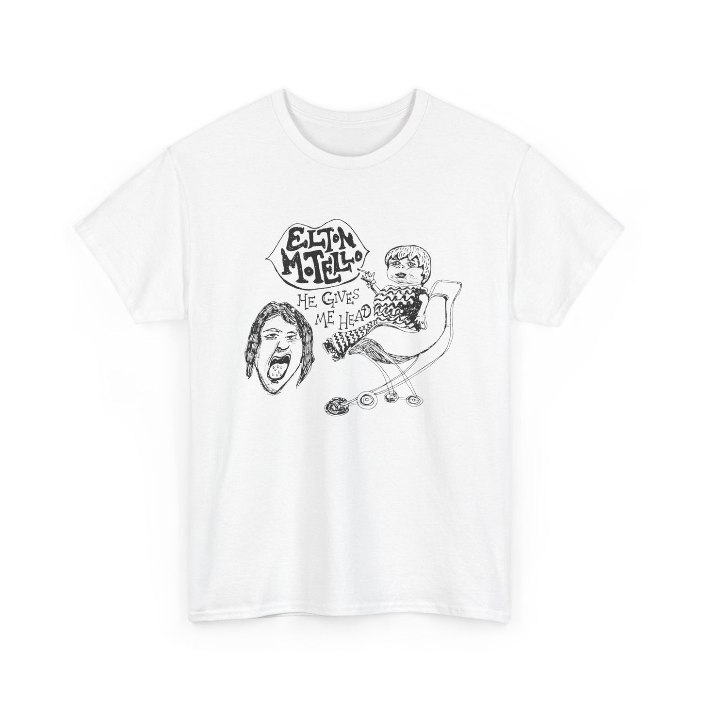 elton motello british punk fan art sketch tshirt
