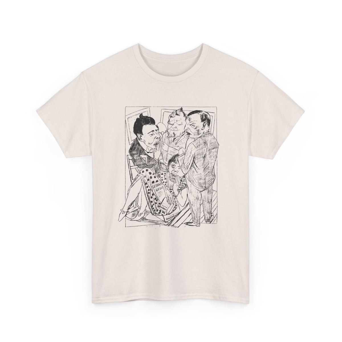 1922 max beckman lithograph  the dissappointed II tshirt