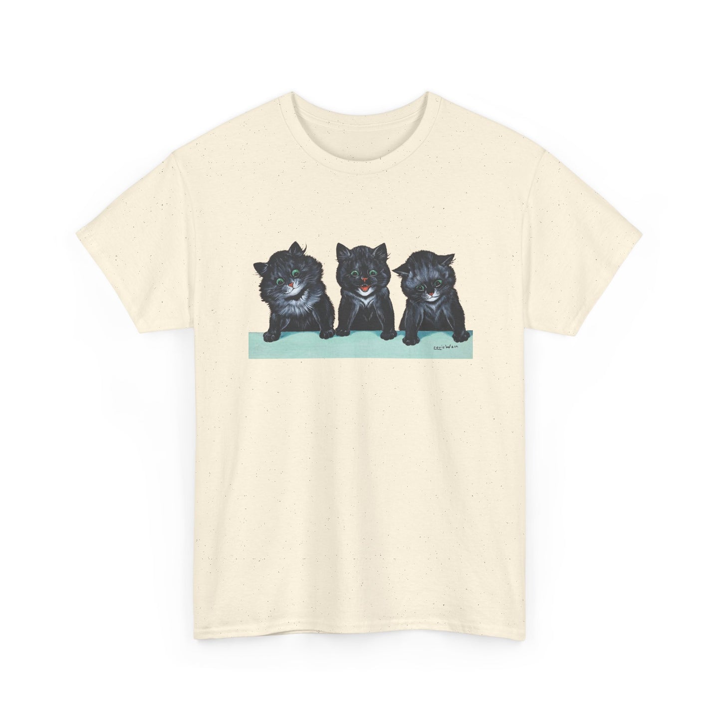 louis wain anthropomorphised cat painting 3 black cats