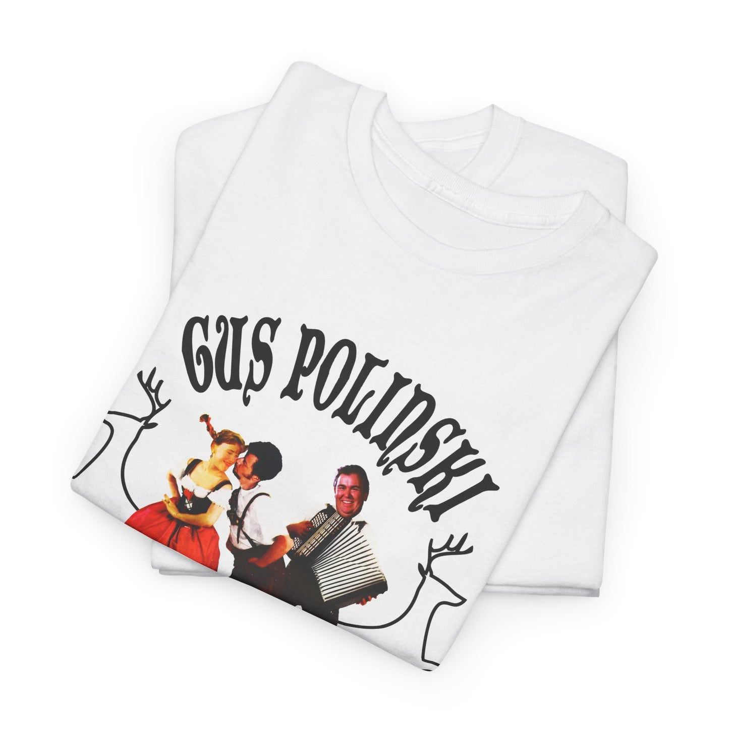 home alone gus polinski (john candy) poker king of the midwest parody album cover for kiss me polka tshirt