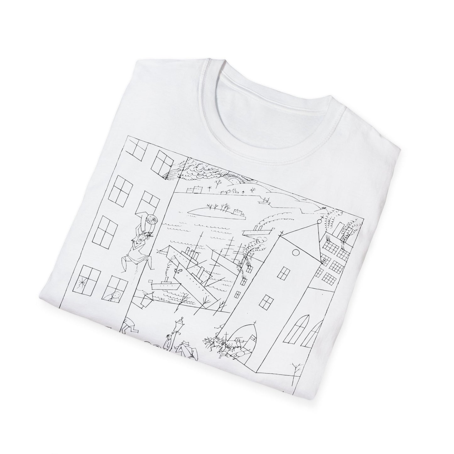 1915 drawing george grosz riot of the insane on a tshirt, ships from the UK