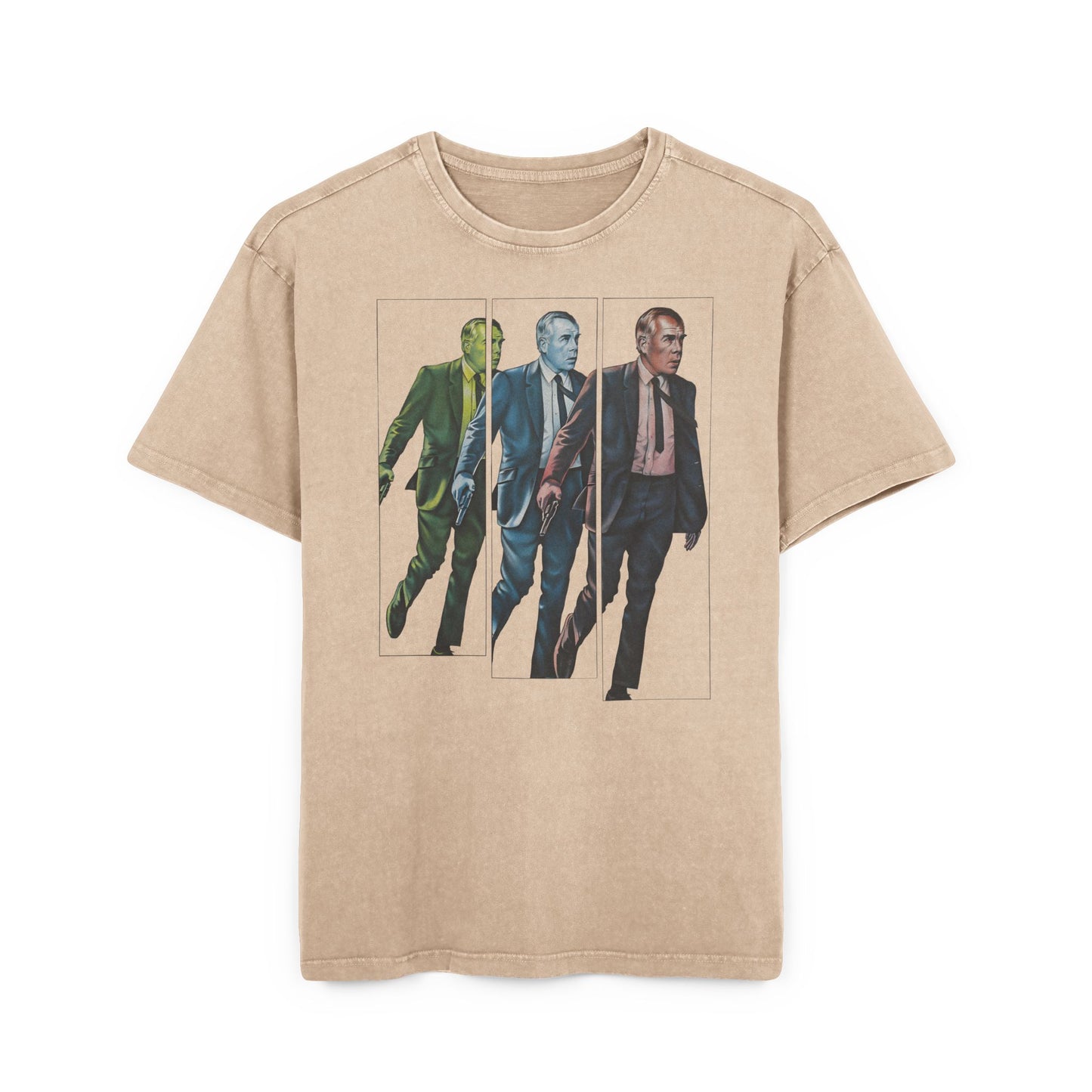 1967 point blank lee marvin acid washed oversize tshirt