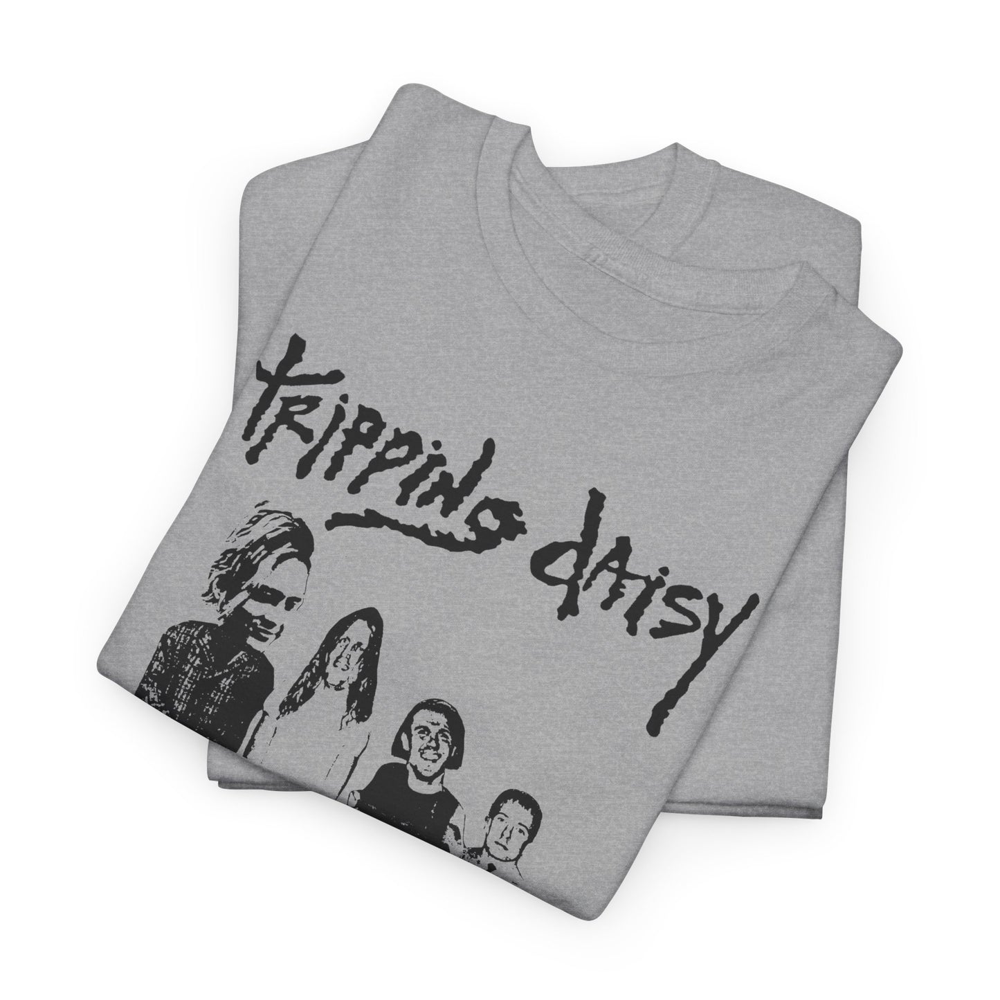 vintage 90s tripping daisy custom reproduction tshirt
